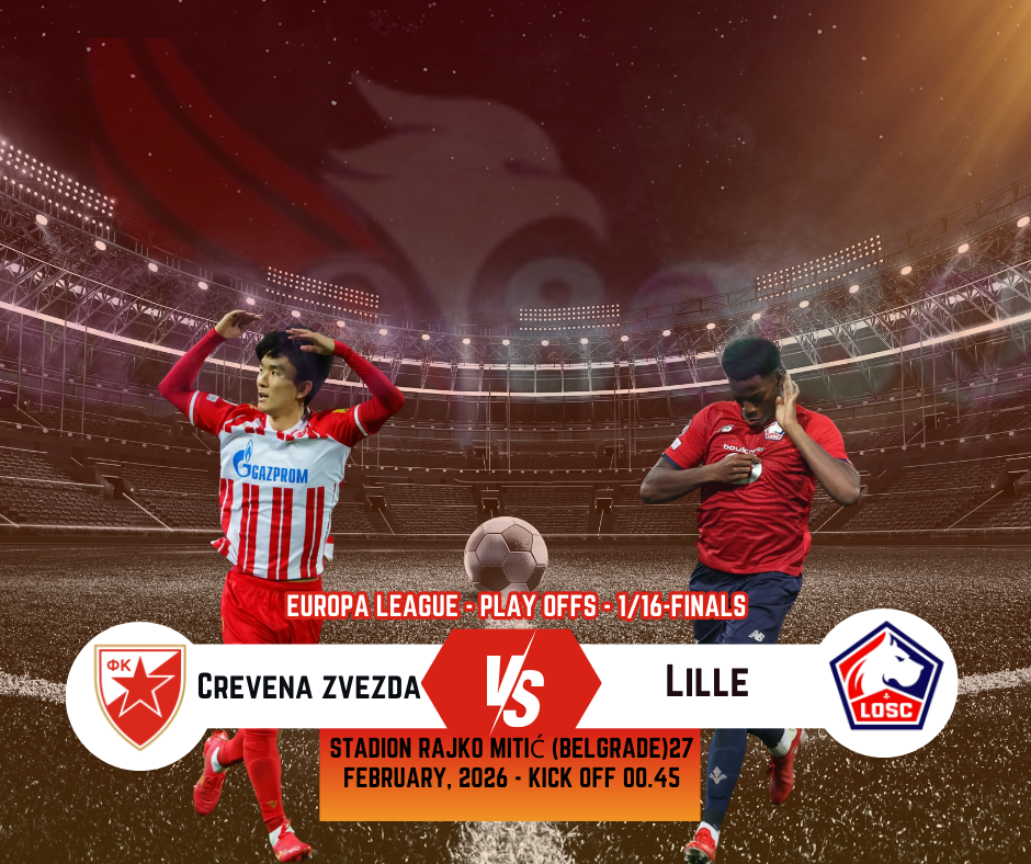 Prediksi Crvena Zvezda vs Lille Liga Europa 27 Februari 2026