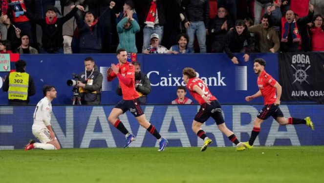Real Madrid kalah 2-1 dari Osasuna di LaLiga 22 Februari 2026