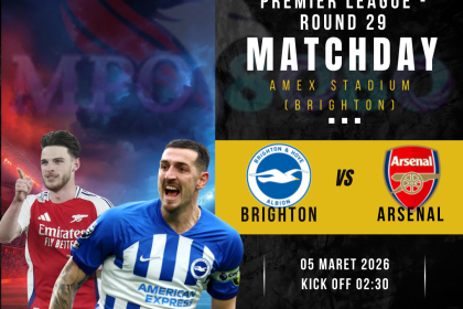 Prediksi Brighton vs Arsenal Premier League pekan 29