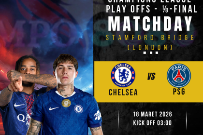 chelsea vs psg liga champions 18 maret 2026