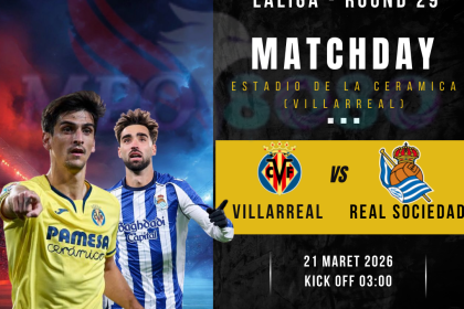 Villarreal vs Real Sociedad 21 Maret 2026 prediksi skor susunan pemain La Liga