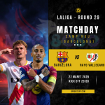 Barcelona vs Rayo Vallecano 22 Maret 2026 prediksi skor susunan pemain La Ligac