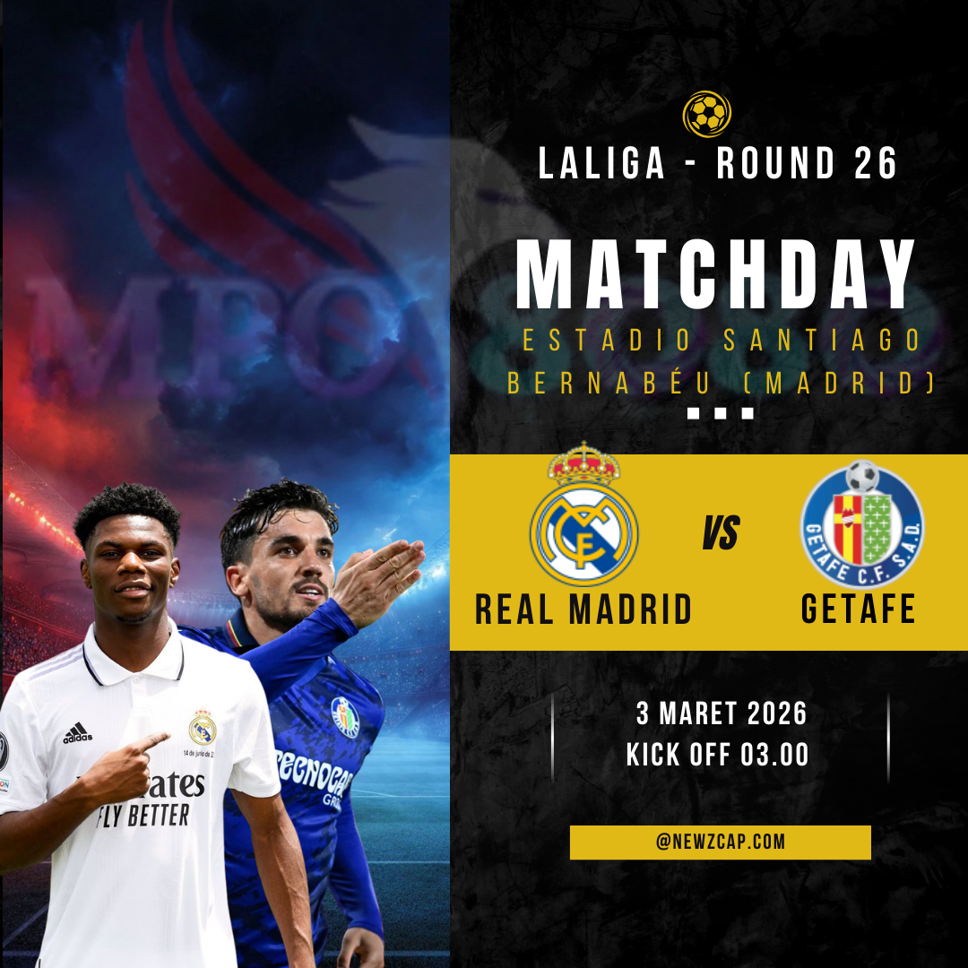 Real Madrid vs Getafe La Liga Pekan ke-26 di Santiago Bernabeu