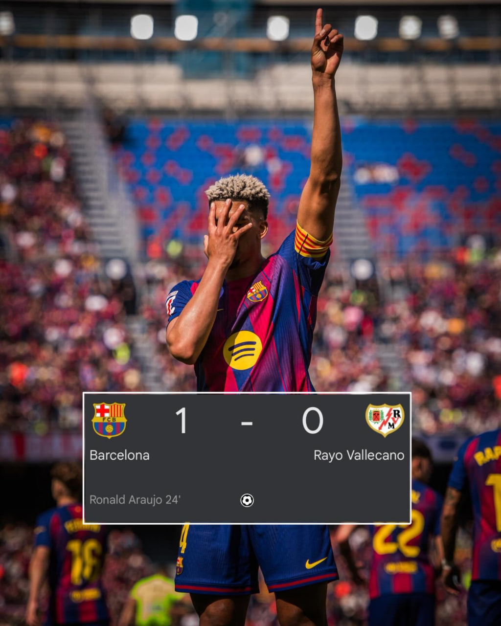 Barcelona vs Rayo Vallecano 1-0 hasil pertandingan La Liga 22 Maret 2026