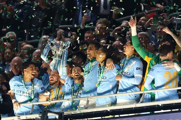 Arsenal vs Man City 0-2 final EFL Cup 2026